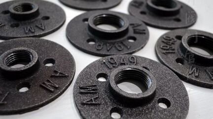 Фитинги чугунные 1/2 дюйм. Стиль лофт