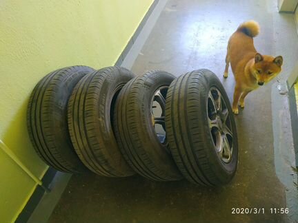 Шины kumho c дисками на киа в сборе