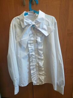 Белые блузки для школы, 2 штуки