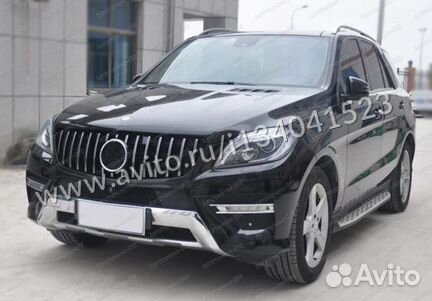 Решетка радиатора Mercedes M-klass W166 хром