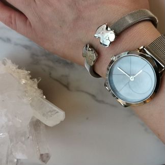 Браслет Тоус Tous с мишками на плетении