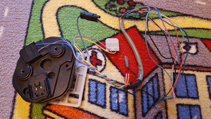 Мотор левого зеркала на Теану j32