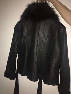 Утепленная кожаная куртка