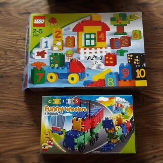 Lego 5932/5931 + Magneticus + duplo Учимся считать
