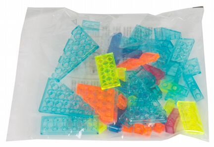 Конструктор Гратвест 48 деталей, светящийся, c 1 LED элементом, Crystaland, Самолет, 4 модели в 1, коробка (Г86894)