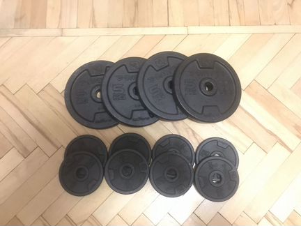 Чугунный диск для тренировок domyos