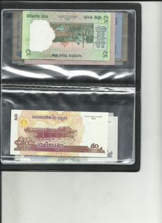 Альбом с иностранными банкнотами