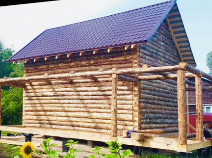 Сруб дома 8Х8 с доставкой