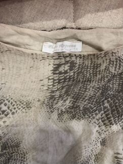 Новая Блуза натуральный шёлк оверсайз