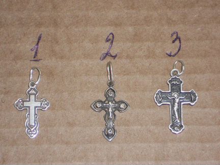 Крест Серебро