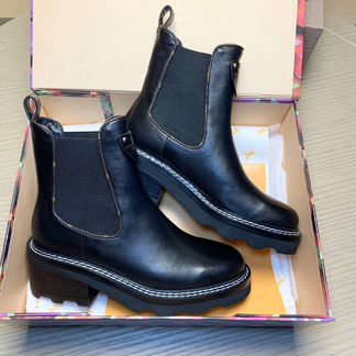 Ботинки Louis Vuitton LV Beaubourg черные