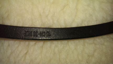 Пояс кожаный Dolce Gabbana