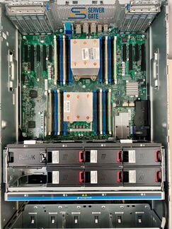 Сервер HP ML350 Gen9 8SFF 2x E5-2643v3 128 GB