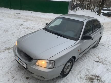 Hyundai Accent 1.5 МТ, 2001, 244 000 км