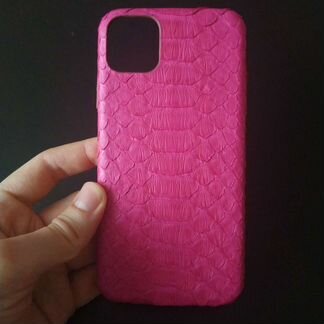 Чехол iPhone 11 Pro Max айфон про Макс питон розов
