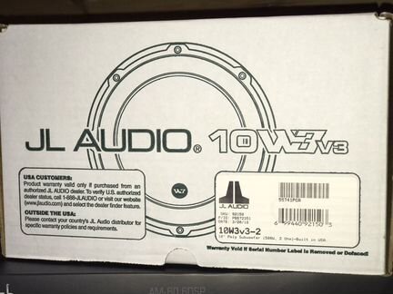 Сабвуфер JL audio 10w3v3-2