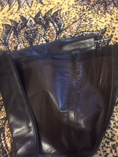 Сапоги осенние кожаные