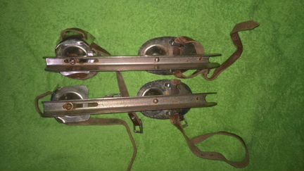 Коньки фигурные с ботинками и лезвия коньков СССР