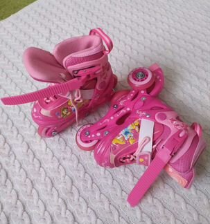 Роликовые коньки р.26-29+ защита