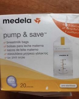 Пакеты для заморозки грудного молока Medela