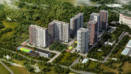 2-к квартира, 52.2 м², 1/19 эт.