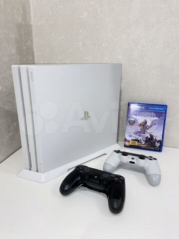 white ps4 pro new