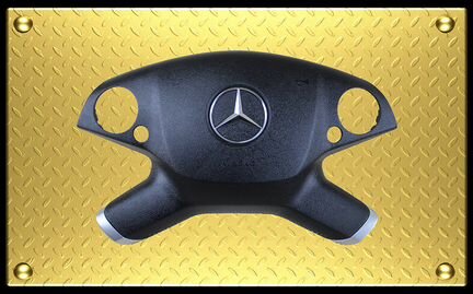 Крышка подушки руля безопасности Mercedes 212 rs