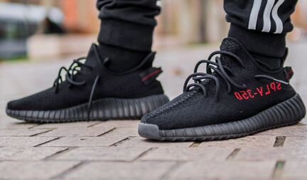 Adidas Yeezy Boost 350 V2 Black Red, 11 US