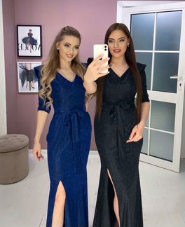 Вечерние платья в пол на Новый год до 54