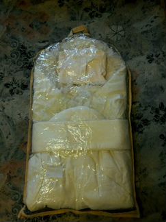 Конверт-одеяло на выписку + одежда(комплект)