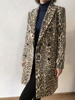 Пальто Claudie Pierlot оригинал новое леопардовое