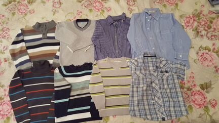 Продаю свитера, рубашки, футболки на рост 104-116