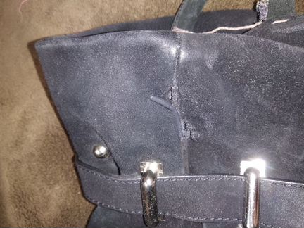 Замшевая сумка