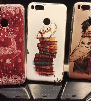 Чехлы (набор) новогодний для xiaomi Mi A1