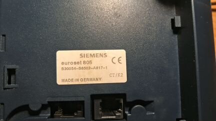 Телефон siemens euroset 805