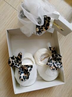 Пинетки детский подарочный набор для новорожденных