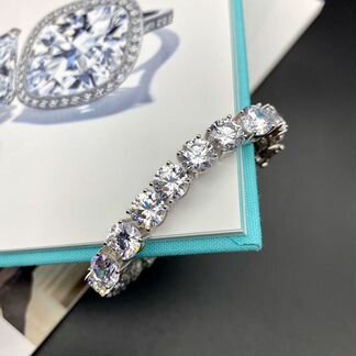 Браслет дорожка из серебра 925