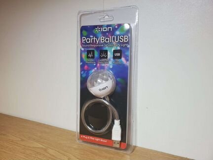 Светомузыка ION Party Ball USB