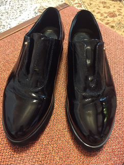 Кожаные ботинки