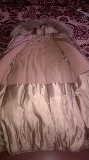 Зимнее пальто размер 34, рост 140