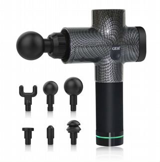 Массажный пистолет беспроводной revolver gess-877