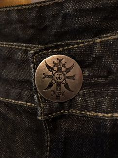 Оригинальные джинсы Thomas Wilde с черепами