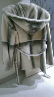 Шуба из стриженого бобра