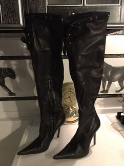 Сапоги женские ботфорты весенне- осенние из тонкой