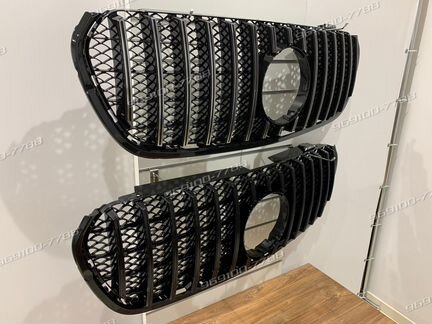 Решетка радиатора Mercedes X-Class GT c Защитой