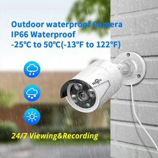 Камера видеонаблюдения PoE Hiseeu HD 1080p H.265 2