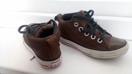 Кеды Converse детские кожаные (р28)
