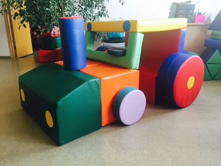 Мягкий игровой трансформер Грузовик 21 элемент