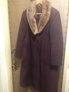 Пальто зимнее 54 размер б/у