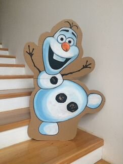 Готовая картонная фотозона Эльза - Холодное сердце